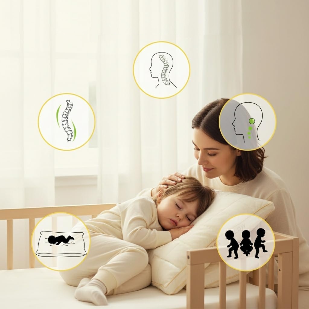 detský vankúš s nastaviteľnou výškou